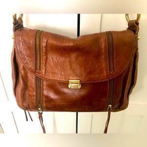 Vintage Rebecca Minkoff Leather Crossbody Satchel Bag